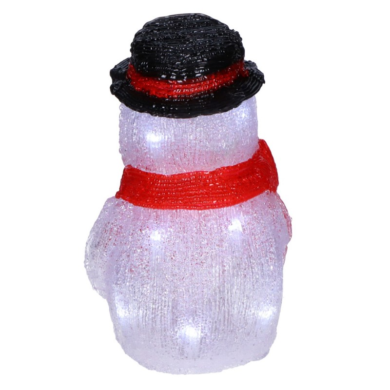 Figurka świecąca świąteczna bałwanek LEDowa - 21