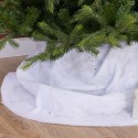 Sztuczny śnieg mata Śnieżny dywan obrus biały z brokatem 120x80cm - 3
