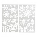 Szablony świąteczne na okna do sztucznego śniegu śnieżynki - 1