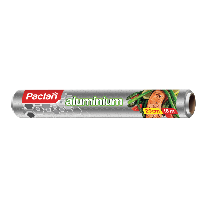 Folia aluminiowa spożywcza gruba moletowana 18m - 2