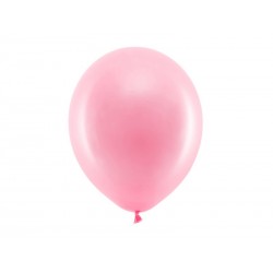 Balony gumowe lateksowe 30cm pastelowe różowe 10szt - 1