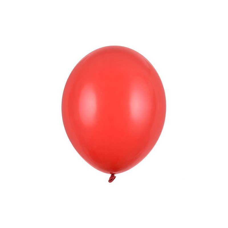 Balony lateksowe strong 30cm pastelowe czerwone 100sztuk - 1