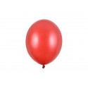 Balony lateksowe strong 27cm metaliczne czerwone 100 szt - 1
