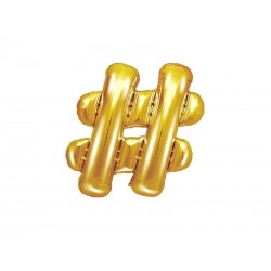Balon foliowy 14 symbol  złoty - 1