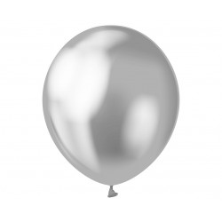 Balony lateksowe platynowe srebro 30cm 50szt