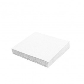 Serwetki papierowe 1-warstwowe białe 30x30cm 500szt jednorazowe - 1