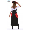 Strój dla dorosłych Piratka (sukienka, kapelusz) - 2