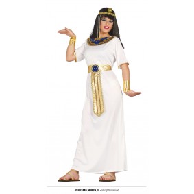Strój dla dorosłych Kleopatra (sukienka z naszyjnikiem, pasek) - 1