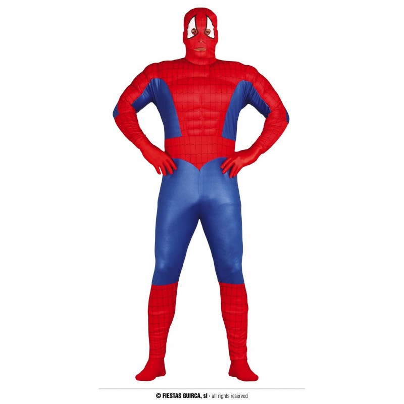 Strój dla dorosłych Spider-man (maska, kombinezon) - 1