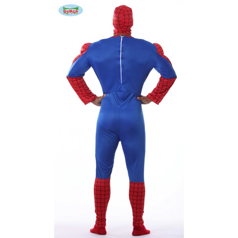 Strój dla dorosłych Spider-man (maska, kombinezon) - 2