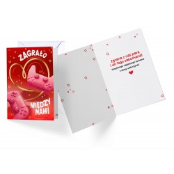 Kartka walentynkowa romantyczna konsola do gier