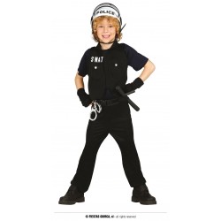 Strój dla dzieci SWAT koszula spodnie kamizelka