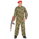 Strój dla dorosłych Żołnierz (kurtka, spodnie, czapka) - 1