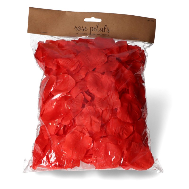 Płatki róż konfetti w woreczku czerwone 500 sztuk - 2