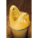 Worki na śmieci zapachowe z uchwytami 35l żółte - 4