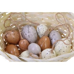 Pisanki wielkanocne jajka zdobione zawieszki 12szt - 3