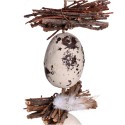 Dekoracja wisząca wielkanocna jajka z patykami  - 2