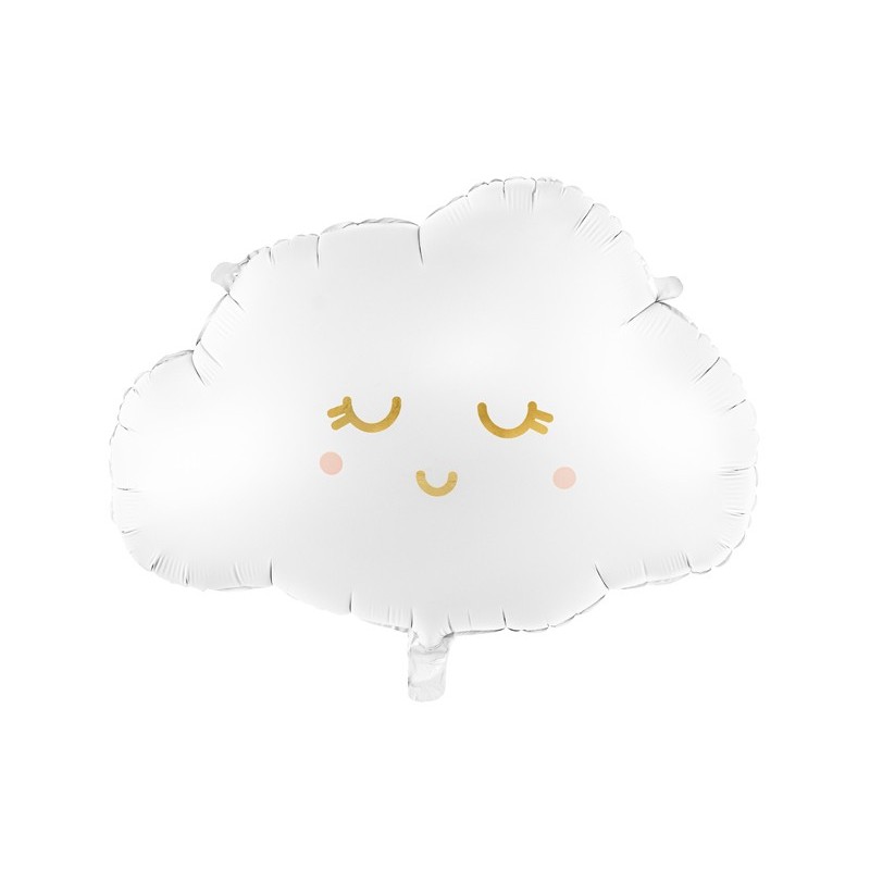 Balon foliowy na hel chmurka biała chmura 51cm - 1