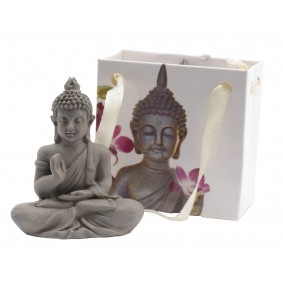 Mała figurka ozdobna Budda w torebce prezentowej - 1