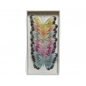 Ozdoba motyle na drucie dekoracyjne kolorowe owady - 1