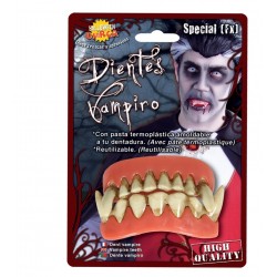 Sztuczna szczęka wampira zęby Draculi Halloween