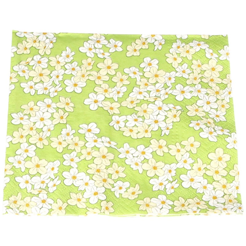 Serwetki papierowe jednorazowe wiosenne w kwiaty  - 1