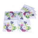 Serwetki papierowe jednorazowe wiosenne kwiaty x20 - 3