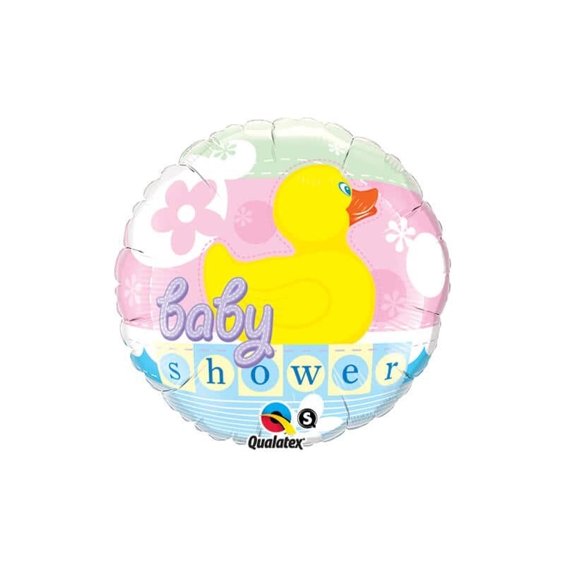 Balon gumowy okrągły dekoracja baby shower kaczka - 1
