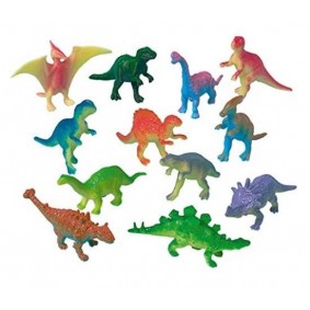 Dinozaury figurki ozdobne na prezent dekoracja x12 - 2