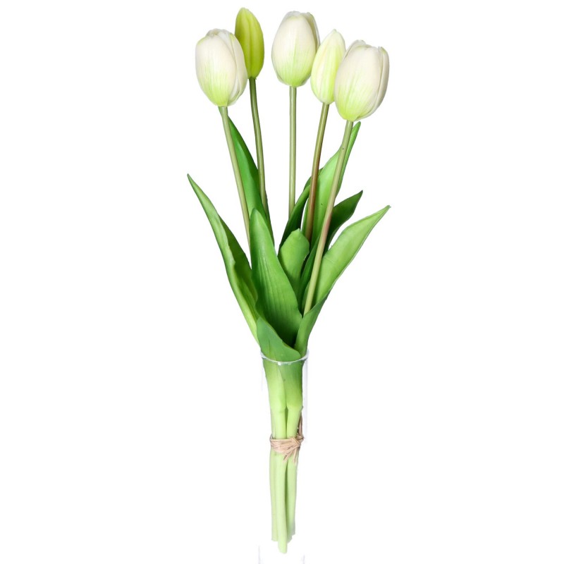 Tulipan gumowy bukiet 5szt 40cm - 2