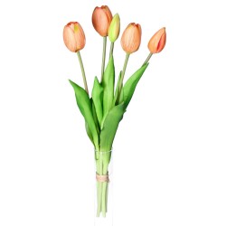 Tulipan gumowy bukiet 5szt 40cm - 4