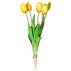 Tulipan gumowy bukiet 5szt 40cm - 5