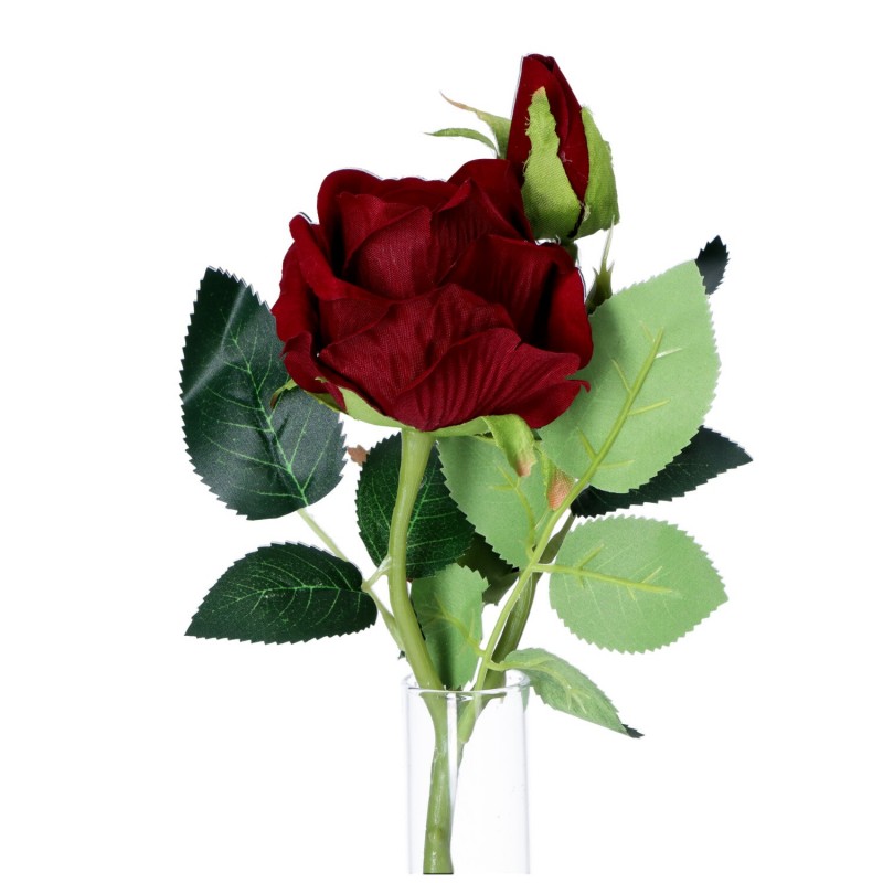 Róża velvet bordo 38cm - 2