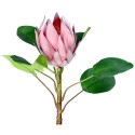 Prothea na łodydze sztuczny kwiat duży różowy 52cm - 4