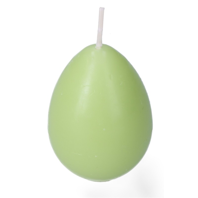 Świeca jajko pisanka wielkanocna zielony dekoracja - 3