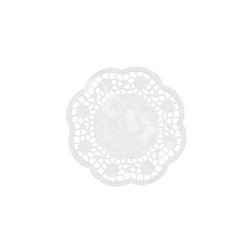Serwetki okrągłe białe pod talerzyki 10cm 1000szt