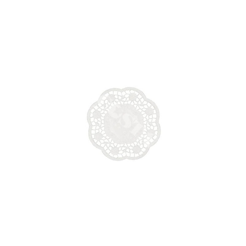 Serwetki okrągłe białe pod talerzyki/filiżanki 10cm 1000 szt. art.12291 - 1