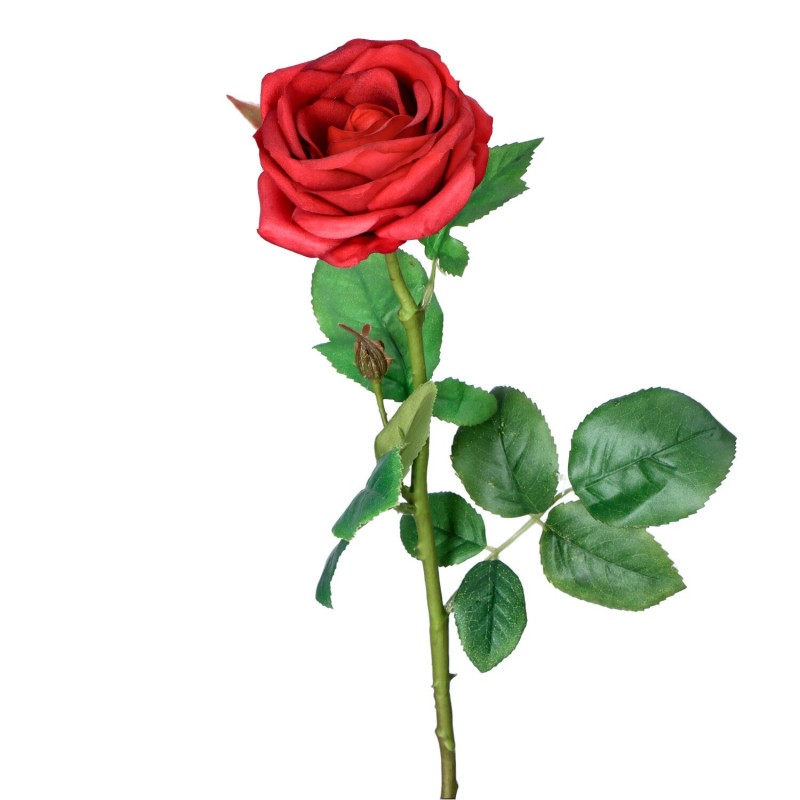 Róża gałązka czerwona 68cm - 3