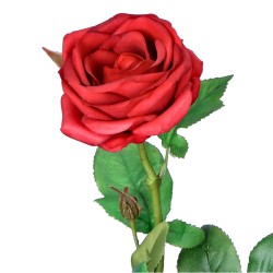 Róża gałązka czerwona 68cm - 4