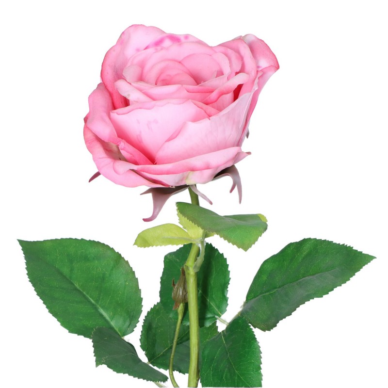 Róża gałązka XL jasno różowa 68cm - 2