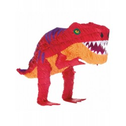 Piniata urodzinowa dinozaur T-Rex czerwony duży