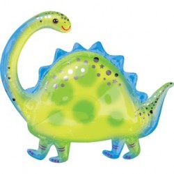 Balon foliowy dinozaur brontozaur na urodziny hel