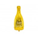 Balon foliowy hel Butelka szampana złota sylwester - 1