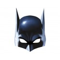 Maska papierowa na urodziny Batman ozdobne 8szt - 1