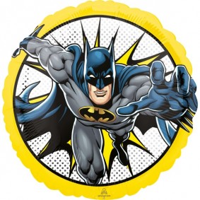 Balon foliowy okrągły Batman DC na hel powietrze - 1