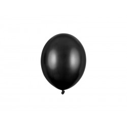 Balony lateksowe metaliczne czarne 12cm 100szt