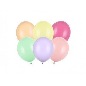 Balony lateksowe małe pastelowe pudrowe 100szt - 1