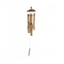 Dzwonek wietrzny bambusowy naturalny 10x63cm - 1