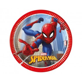 Talerze papierowe jednorazowe Spider Man Marvel x8 - 1