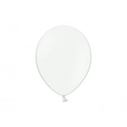 Balon lateksowy biały pastelowy mocny 12cm 100szt - 1